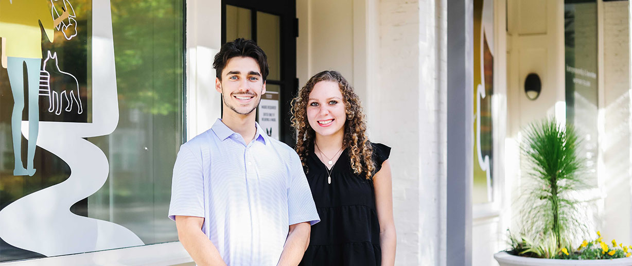 Cassie Figueroa ’24 and Alec Schrader ’24 placed 4th in a statewide venture pitch competition