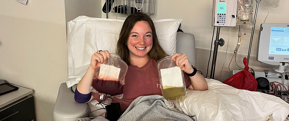 Emily Hathcock ’23 gives hope through bone marrow donation