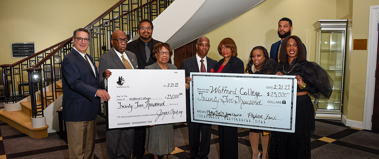 James Cheek ’73 and Phillip Fant ’74 honored with scholarship and give back