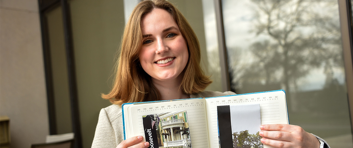 Mia Kilpatrick ’22 developed an independent study project focused on presidential libraries