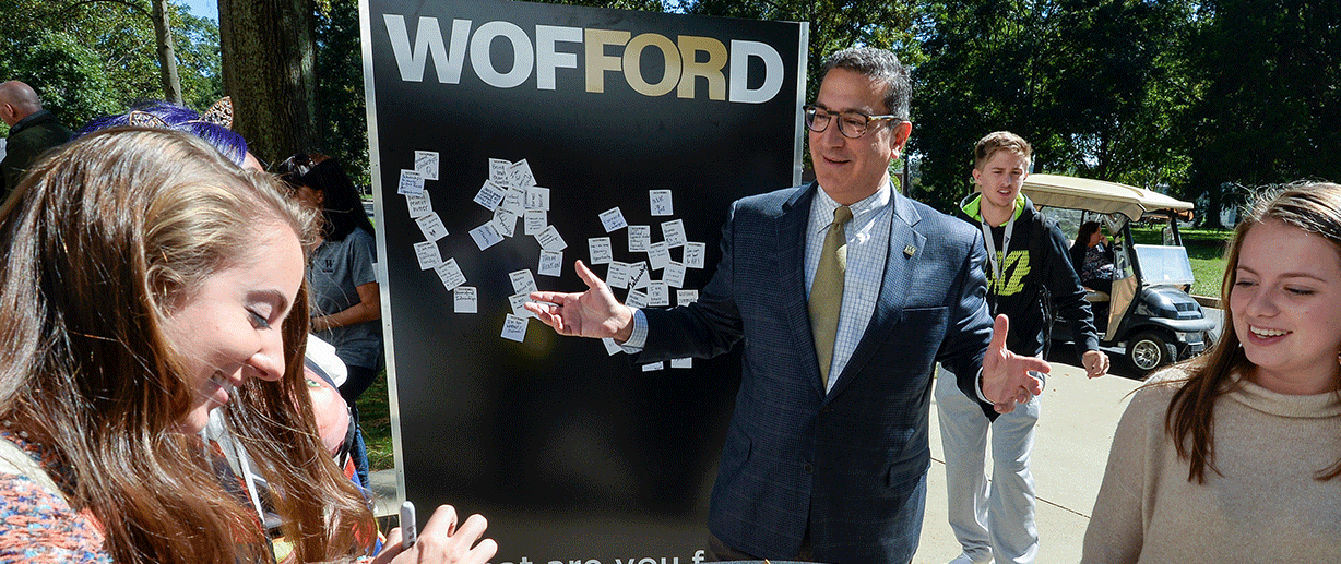 President Samhat at For Wofford event