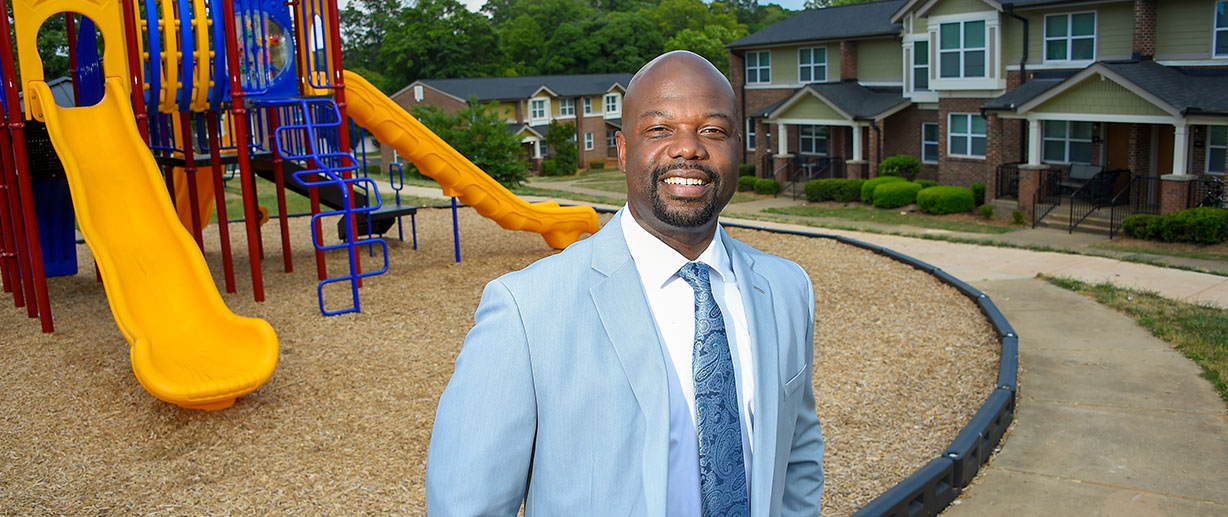 Joseph Jackson ’93 builds homes and trust at Spartanburg Housing