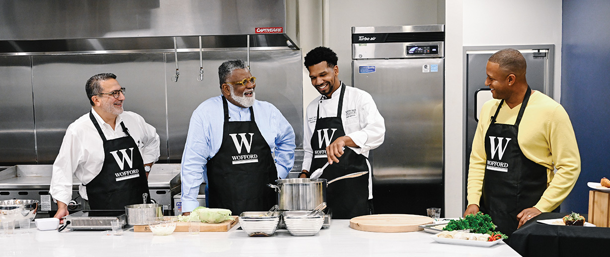 Smalls ’74 returns to Wofford; meet other alumni chefs